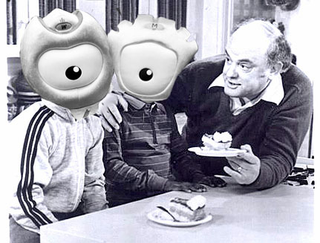Illustration for article titled A Roundup Of London Olympic Mascot Photoshop Fun (UPDATES!)